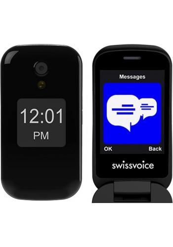 Swissvoice D38 - Le téléphone senior triple sécurités - Bazile Telecom